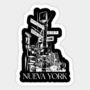 Nueva York Latin New York Spanish Sticker